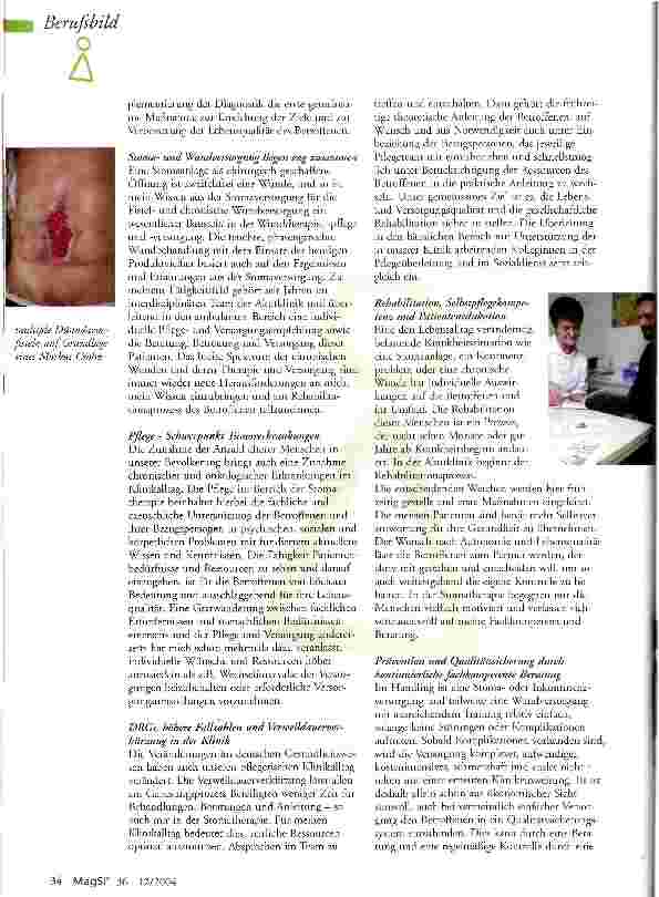 Vorschauseite 2: Professionelle Stomatherapie in der AkutklinikLernen in der Weiterbildung Stomapflege und Inkontinenz