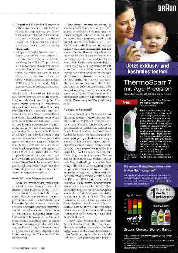 Vorschauseite 4: Hyperoxie in der Plazenta?