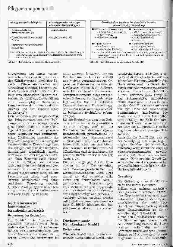 Vorschauseite 4: Das kommunale Krankenhaus in der Rechtsform der GmbH 1. Teil: Grundlagen