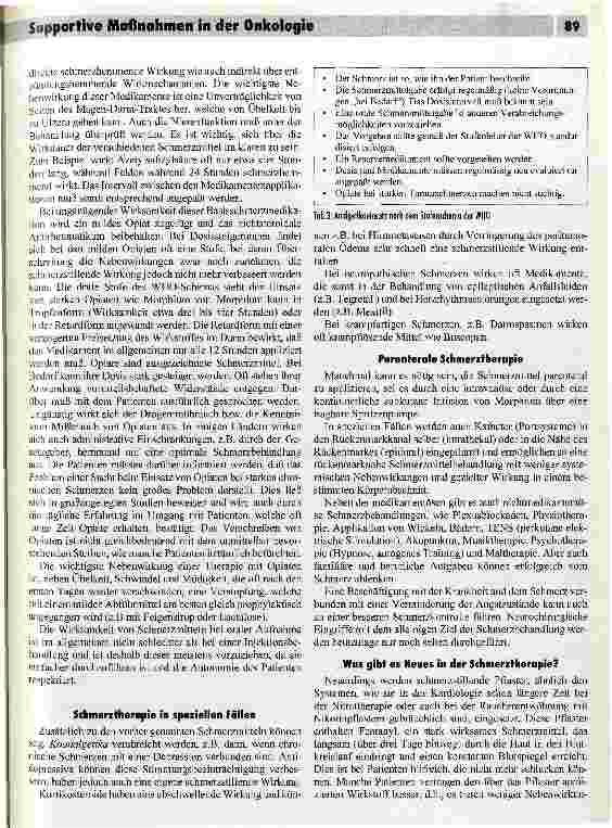 Vorschauseite 3: Schmerztherapie bei Tumorpatienten