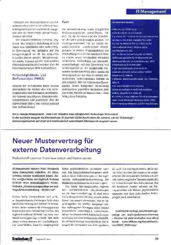 Vorschauseite 4: Eine Sanierung erfolgreich auf den Weg bringen Medizin und Informationstechnologie verschmelzen - das integrierte Risikomanagement installieren Teil3