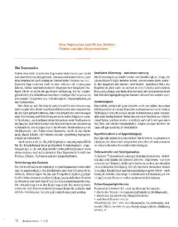 Vorschauseite 2: Delir und Depression