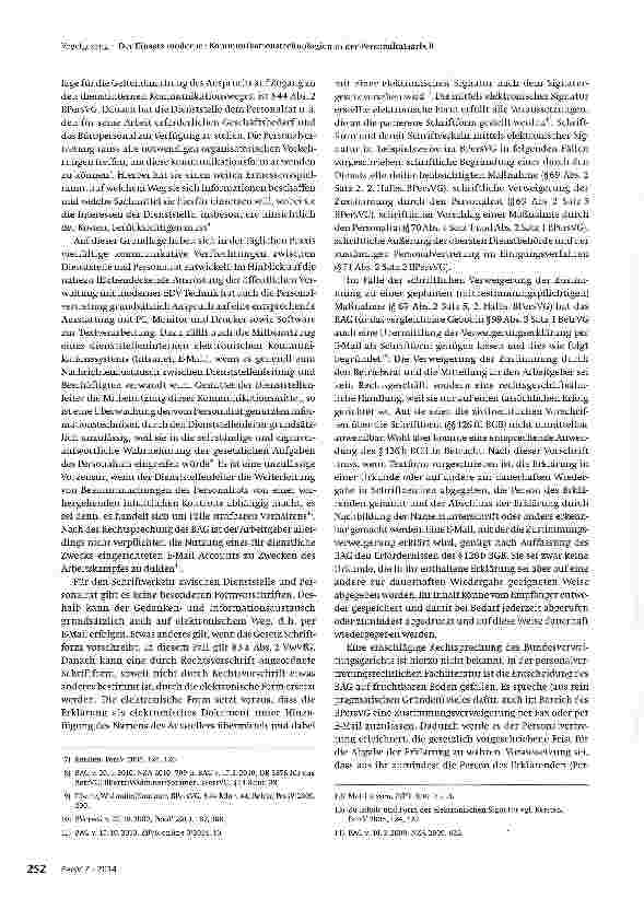 Vorschauseite 2: Der Einsatz moderner Kommunikationstechnologien in der Personalratsarbeit