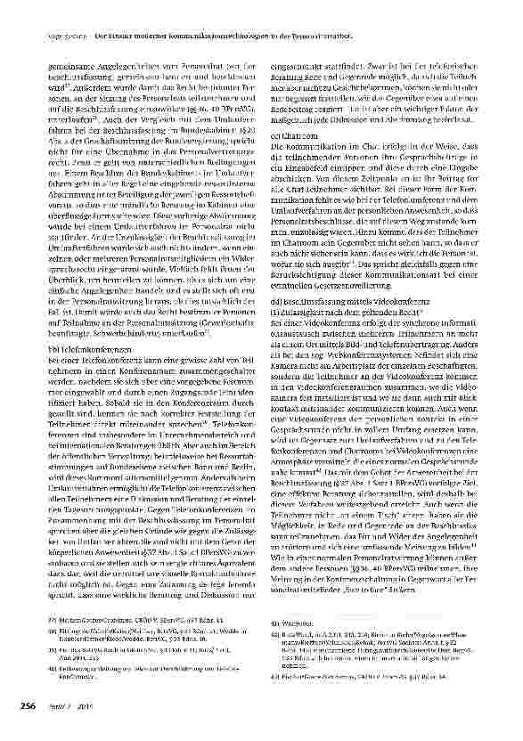 Vorschauseite 6: Der Einsatz moderner Kommunikationstechnologien in der Personalratsarbeit