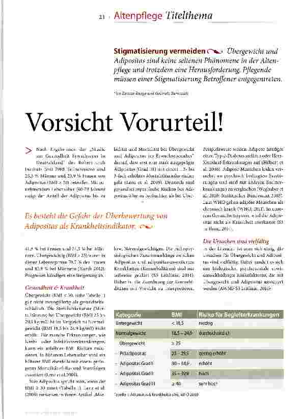 Vorschauseite 2: Vorsicht Vorurteil!
