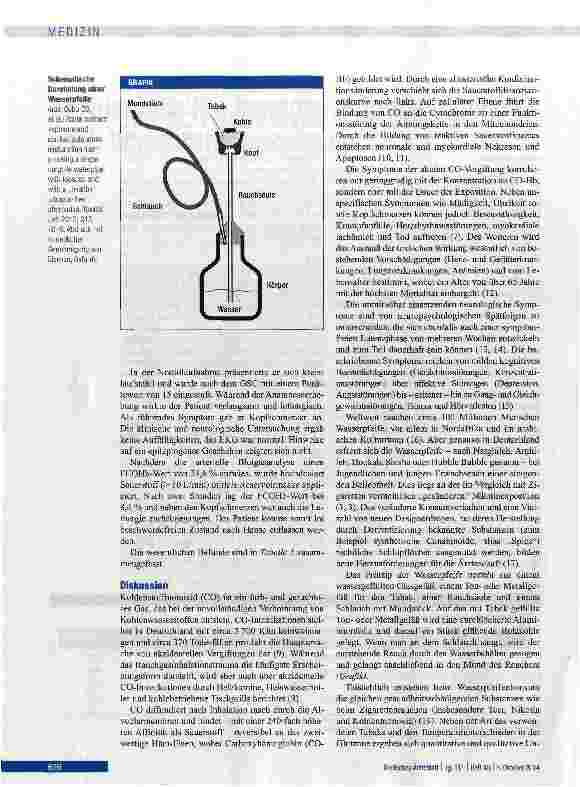Vorschauseite 3: Akzidenteile Kohlenmonoxidintoxikationen nach Wasserpfeifenkonsum