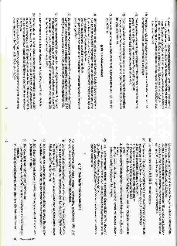 Vorschauseite 6: Satzung Deutscher Berufsverband für Pflegeberufe e.V. (DBfK) Bundesverband
