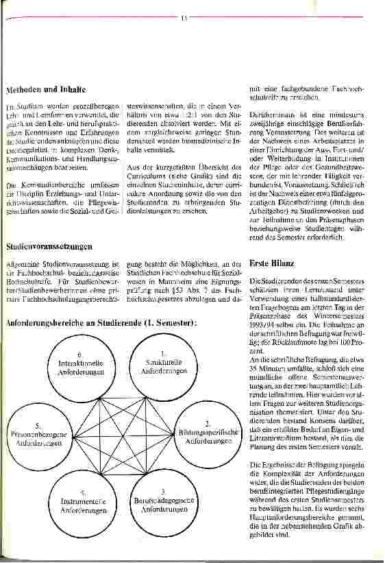 Vorschauseite 3: Nach langem Warten nun Aufbruchstimmung Zum ersten Mal Studium der Pflegepädagogik
