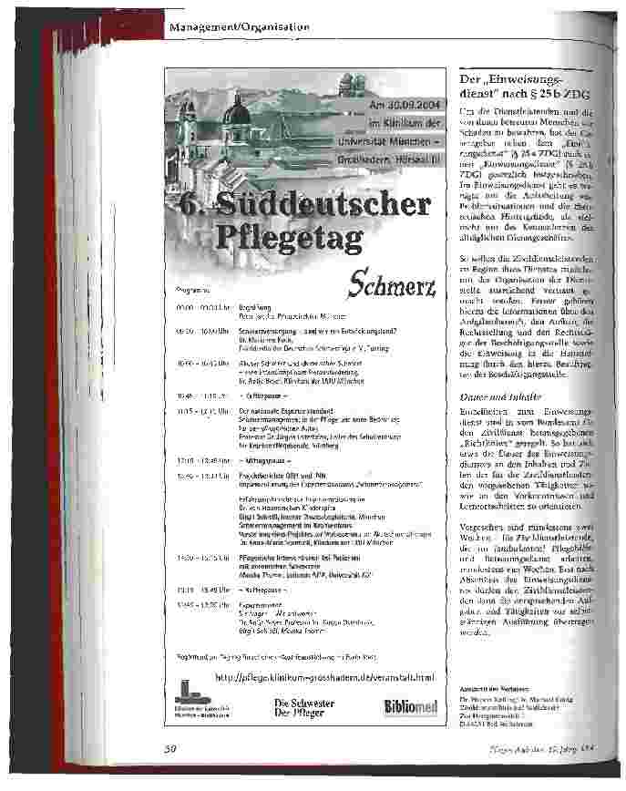 Vorschauseite 4: Zivis in der PflegeEinführungsdienst bereitet auf neue Aufgaben vor
