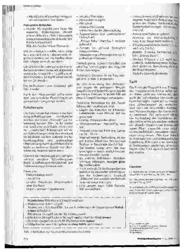 Vorschauseite 3: Praxis der Behandlung des Neugeborenen-Ikterus