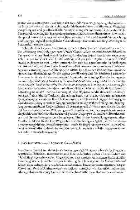 Vorschauseite 4: Was braucht Global Health Ethics: Globalisierung von Bioethik oder neue Ansätze?
