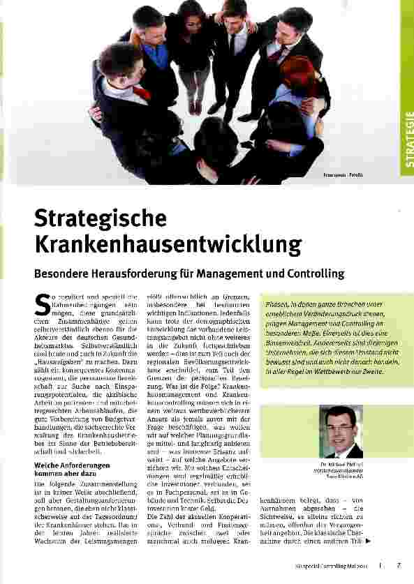 Vorschauseite 1: Strategische Krankenhausentwicklung