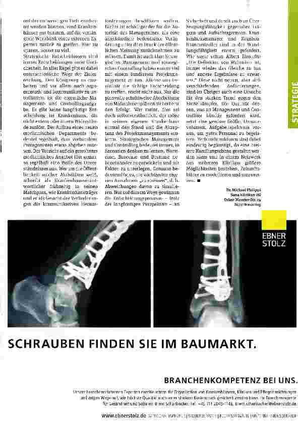 Vorschauseite 3: Strategische Krankenhausentwicklung