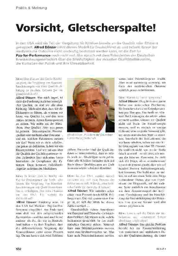 Vorschauseite 1: Vorsicht, Gletscherspalte!