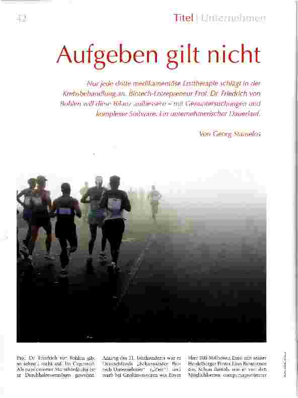 Vorschauseite 1: Aufgeben gilt nicht