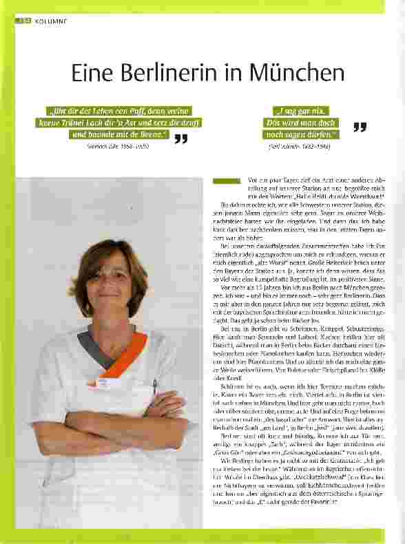 Vorschauseite 1: Eine Berlinerin in München
