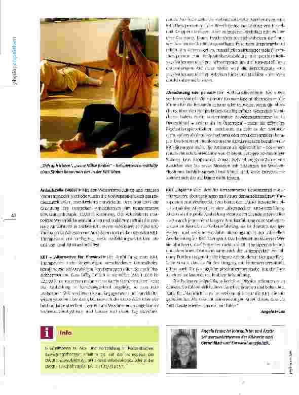 Vorschauseite 3: Konzentrative BewegungstherapieTor zur Seele