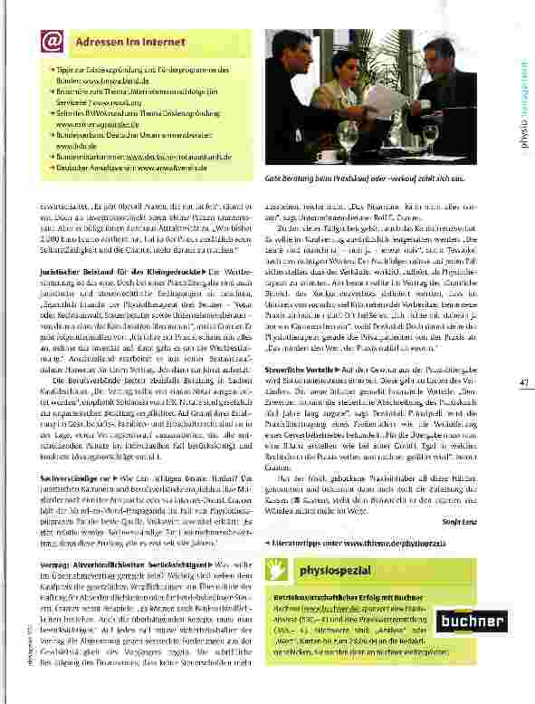 Vorschauseite 2: Praxisübergabe Kauf und Verkauf: Fair geht vor!