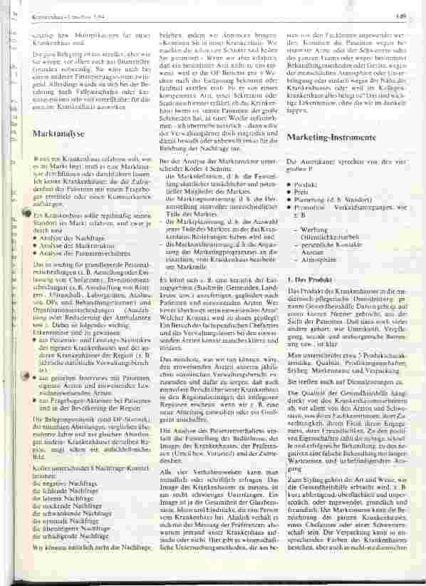 Vorschauseite 2: Krankenhaus-Marketing Eine neue Kunst der Krankenhaus-Unternehmensführung