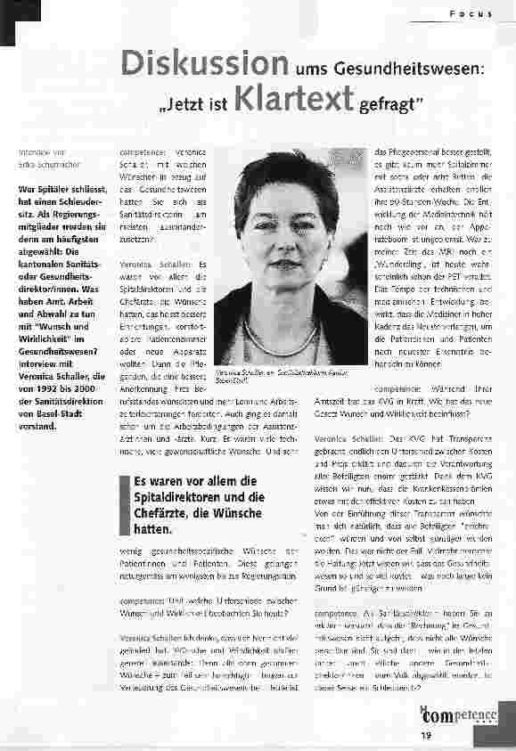 Vorschauseite 1: Diskussion ums Gesundheitswesen: Jetzt ist Klartext gefragt