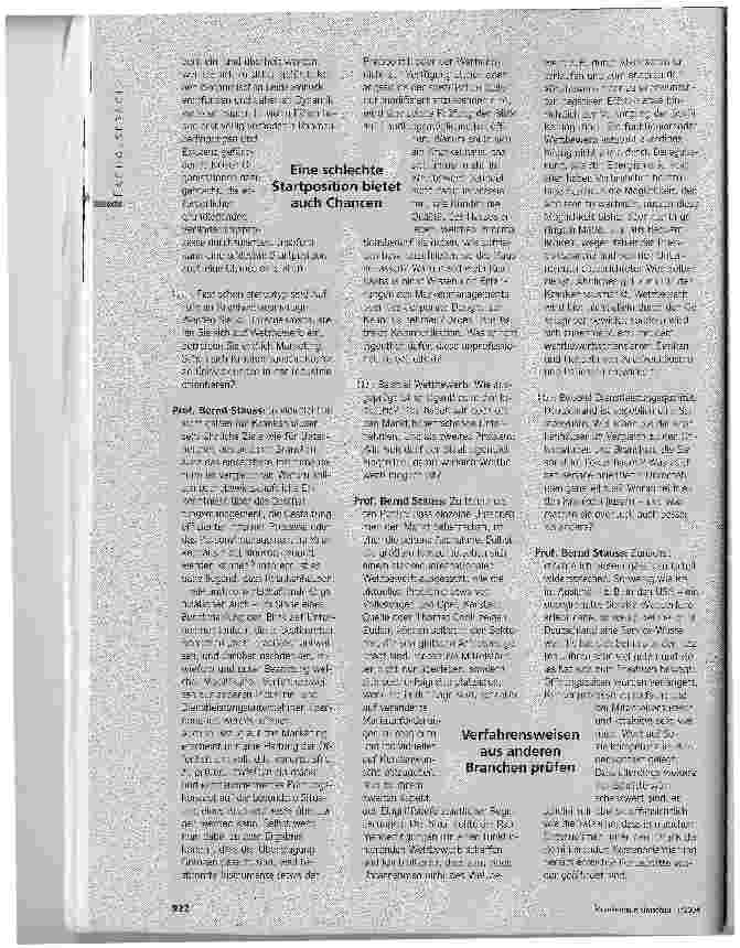 Vorschauseite 2: Es gibt keinen geschützten Raum mehrAnpassung und Wandlung der Krankenhäuser werden zur Daueraufgabe