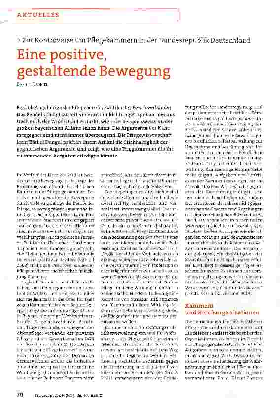 Vorschauseite 1: Eine positive, gestaltende Bewegung