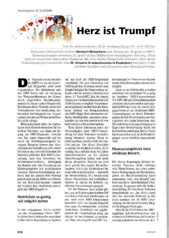 Vorschauseite 1: Herz ist Trumpf