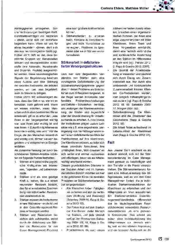 Vorschauseite 3: Stärkenorientierung als ein neuer Impuls für das Case Management