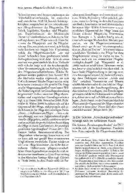 Vorschauseite 5: Aufgaben und Ziele der Sektion „Forschungsmethoden der Deutschen Gesellschaft für Pflegewissenschaft e.V. (DGP): Was sind Voraussetzungen und wie kann es effektiv weitergehen?