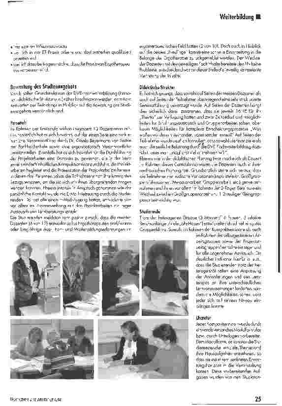 Vorschauseite 3: Warum - Wieso - Weshalb - DVE-Fachweiterbildung für Ergotherapeutlnnen?Evaluation des ersten Ausbildungsabschnitts (Basisstufe - 9 Monate) im Kontaktstudium DVE-Fachweiterbildung…