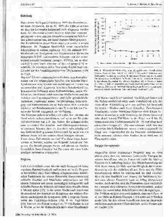 Vorschauseite 2: Der schwer betroffene Arm ohne distale Willküraktivität - ein Sorgenkind der Rehabilitation nach Schlaganfall? !