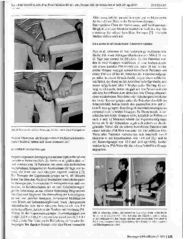 Vorschauseite 3: Der schwer betroffene Arm ohne distale Willküraktivität - ein Sorgenkind der Rehabilitation nach Schlaganfall? !