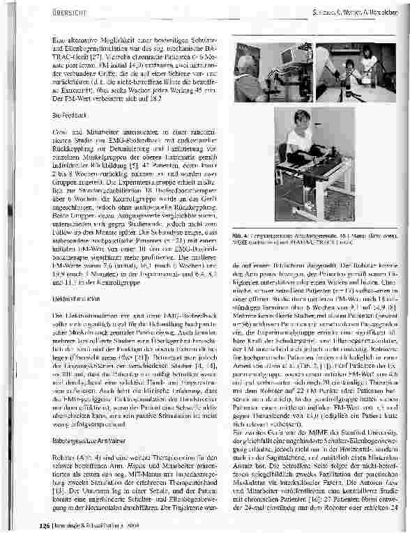 Vorschauseite 4: Der schwer betroffene Arm ohne distale Willküraktivität - ein Sorgenkind der Rehabilitation nach Schlaganfall? !
