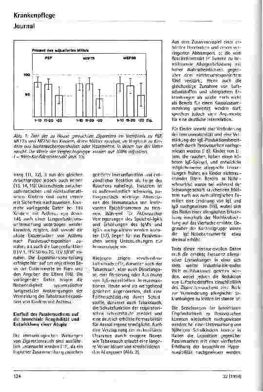 Vorschauseite 3: Welchen Einfluß hat das Passivrauchen auf die Lunge im Kindesalter?