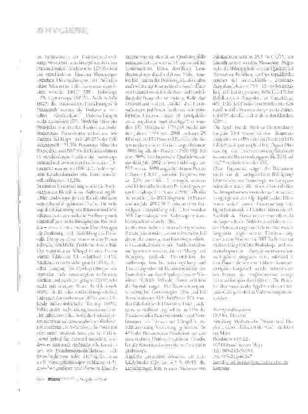 Vorschauseite 4: Hygiene beim Endoskopieren in Klinik und Praxis 2003Ergebnisse der infektionshygienischen Überwachung der Endoskopieeinrichtungen in Frankfurt am Main durch das Gesundheitsamt