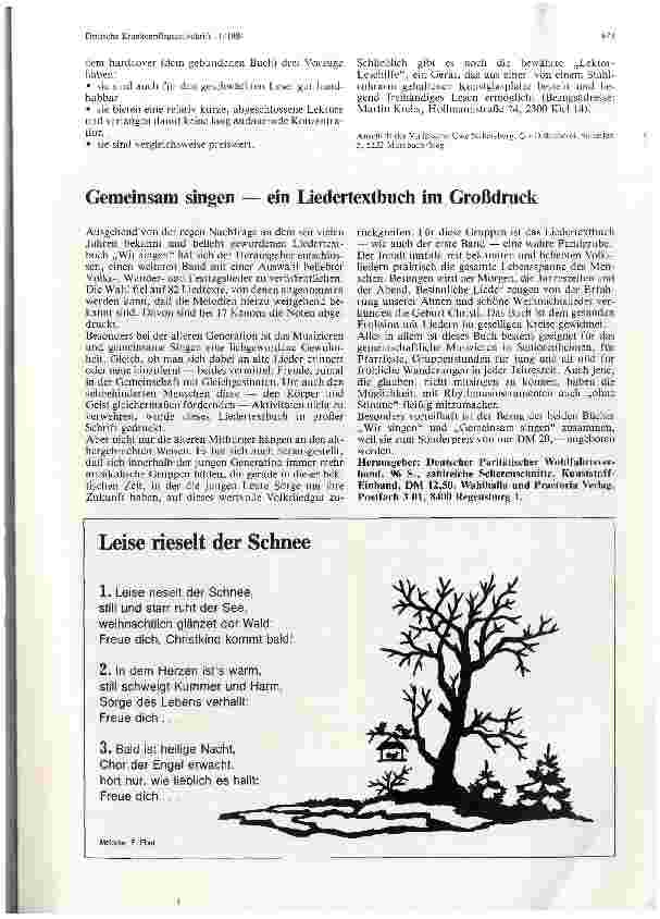 Vorschauseite 3: Aber manchmal helfen keine Pillen oder Warum eigentlich Großdruckbücher?