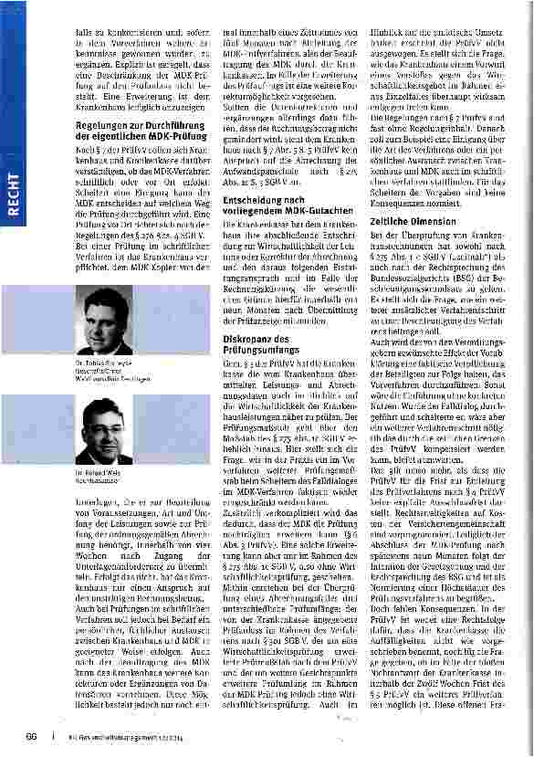 Vorschauseite 2: Neuregelungen im Krankenhausfinanzierungsrecht