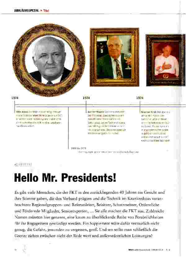 Vorschauseite 1: Hello Mr. Presidents!