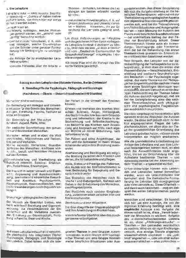 Vorschauseite 2: Sozialwissenschaftliche Aspekte 1. Folge: Soziologie im Unterricht