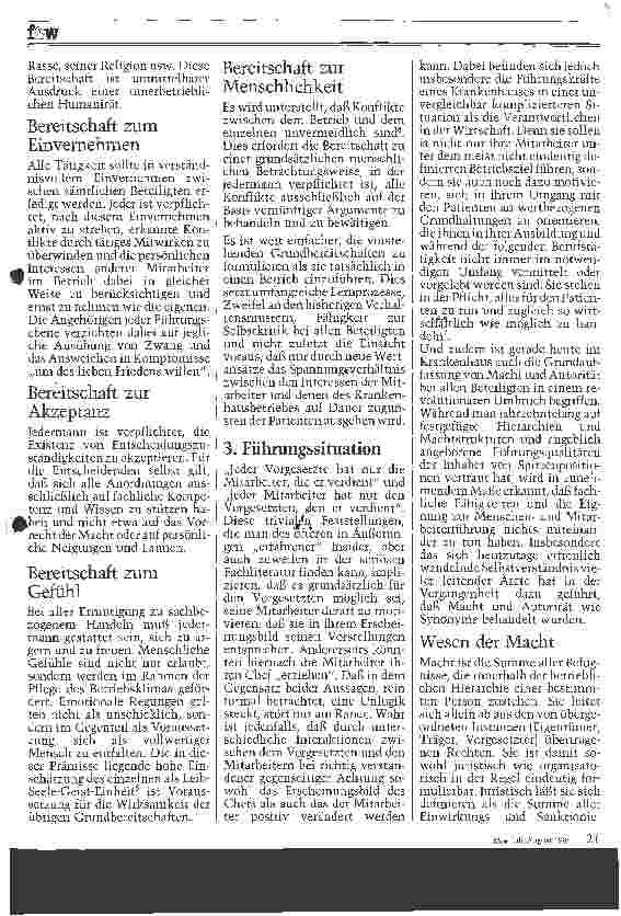 Vorschauseite 3: Führungseffektivität im Krankenhaus Gedanken und Anmerkungen zu einem uralten Thema