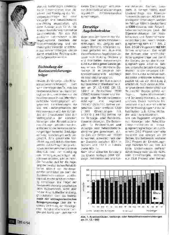 Vorschauseite 3: Markt oder staatliche Planung? Die pragmatische Alternative heißt Zusammenarbeit Koordinierung und Regionalisierung des stationären Rehabilitationsangebotes in Niedersachsen
