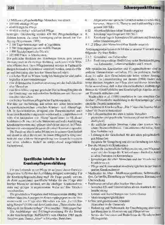 Vorschauseite 3: Das Alter in der Pflegeausbildung