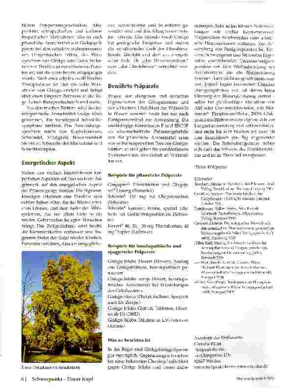 Vorschauseite 3: Ginkgo Biloba