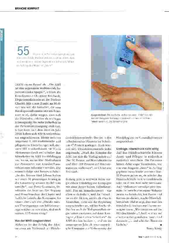 Vorschauseite 2: Abschied vom Händeschütteln