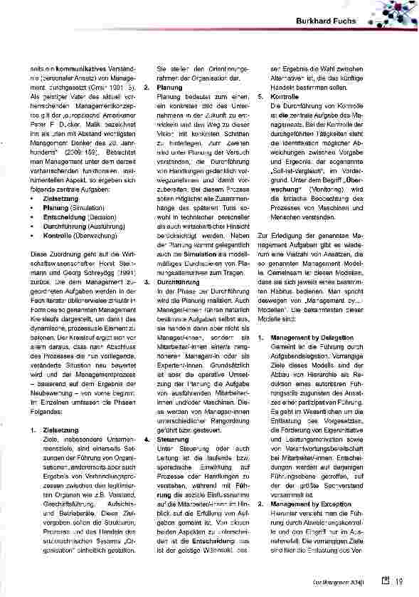 Vorschauseite 2: Das Management im Case Management. Eine Untersuchung