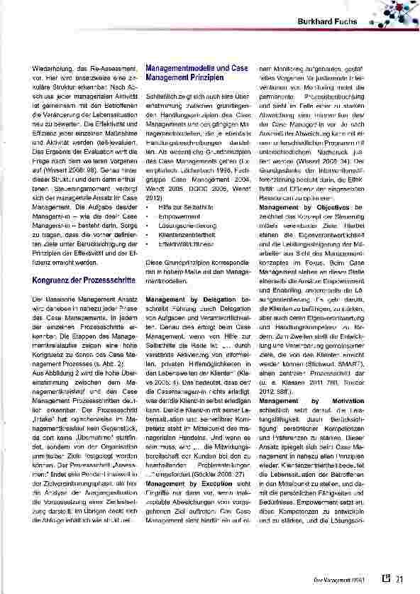 Vorschauseite 4: Das Management im Case Management. Eine Untersuchung