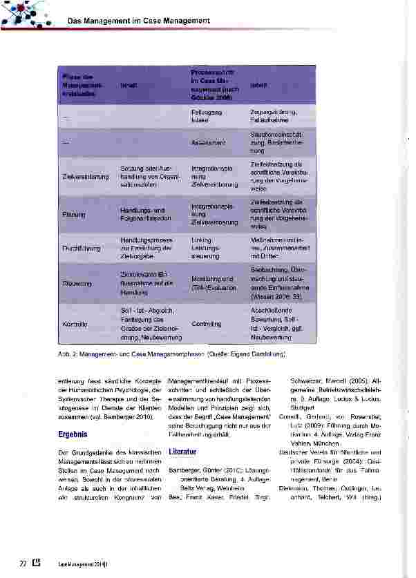 Vorschauseite 5: Das Management im Case Management. Eine Untersuchung