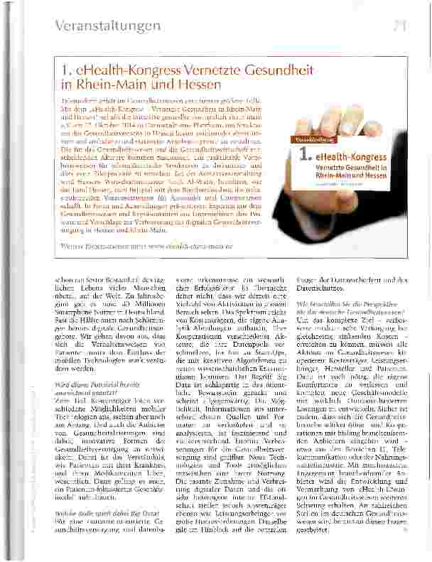 Vorschauseite 2: Vernetzung erwünscht