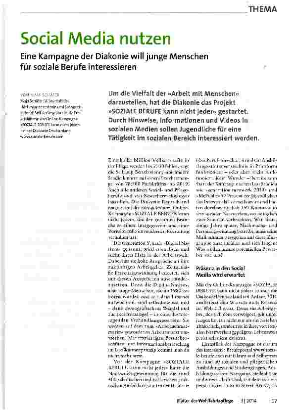 Vorschauseite 1: Social Media nutzen