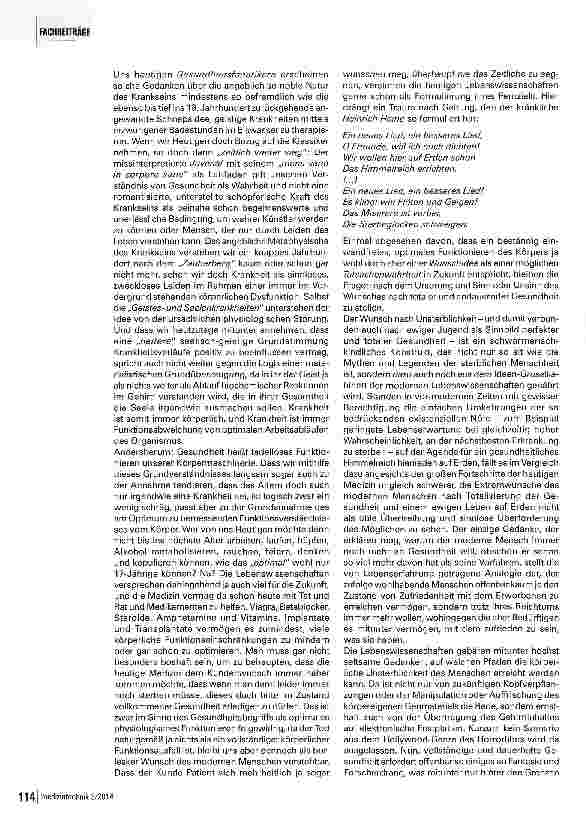 Vorschauseite 2: Ethik in der Medizintechnik -Teil 3